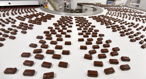 Автоматизация упаковочной линии шоколадных конфет