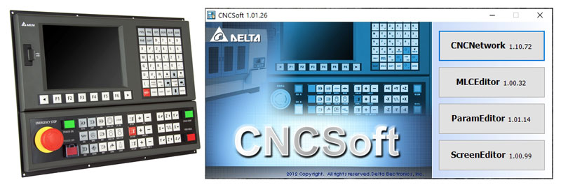 В системах ЧПУ Delta NC200 (токарная группа) и NC300 (фрезерная группа) еще на этапе их разработки специально предусмотрели функционал создания пользовательских экранов