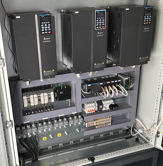 Система управления насосными агрегатами на базе ПЧ Delta CP2000