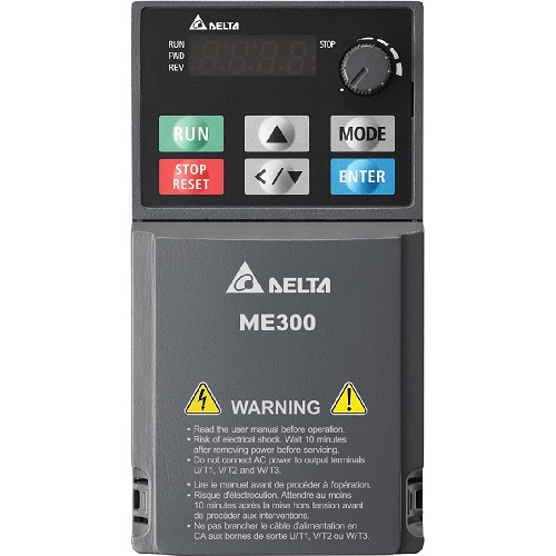 Преобразователи частоты Delta Electronics VFD1A5ME43ANNAA (0.4 кВт 3ф 380В) серии ME300