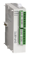 Модуль DVP08NTC-S предназначен для расширения возможностей контроллеров Delta DVP-S